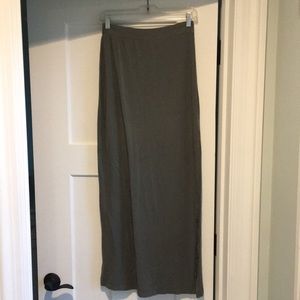 Splendid Olive Green Maxi Skirt w/ Slit